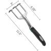 imageMr Pen Black Mini Hand Rake Hand Cultivator Garden Tool 3 Prong Garden Rake Manual Operation Metal Great for Weeding and Turning Soil