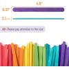 imageMr Pen Craft Sticks 200 Pack 45 Inch Black Popsicle Stick Popsicle Sticks for Crafts Wood Sticks Sticks for Crafting Wax Sticks Popsicle Stick Crafts for Kids Wooden Sticks for CraftsRainbow