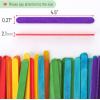 imageMr Pen Craft Sticks 200 Pack 45 Inch Black Popsicle Stick Popsicle Sticks for Crafts Wood Sticks Sticks for Crafting Wax Sticks Popsicle Stick Crafts for Kids Wooden Sticks for CraftsRainbow