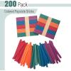 imageMr Pen Craft Sticks 200 Pack 45 Inch Black Popsicle Stick Popsicle Sticks for Crafts Wood Sticks Sticks for Crafting Wax Sticks Popsicle Stick Crafts for Kids Wooden Sticks for CraftsVintage