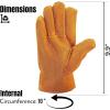 imageMr Pen Leather Work Gloves Medium Check Dimensions in Second Picture Work Gloves for Men ampamp Women Leather Gloves Leather Garden Gloves Working Gloves Construction Gloves Work Gloves Leather