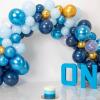 imageMr Pen Metallic Balloons 12 Inch 54 Pack Metallic Silver Balloons for Birthday PartyMetallic Blue  Confetti