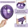 imageMr Pen Metallic Balloons 12 Inch 54 Pack Metallic Silver Balloons for Birthday PartyMetallic Purple  Confetti