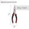 imageMr Pen Needle Nose Pliers 6 Inch Long Nose Pliers Needle Nose Pliers Tool Pliers Needle Nose Long Nose Pliers with Cutter Wire Wrapping Crafts Jewelry Making Supplies