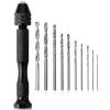 imageMr Pen Hand Drill with 10 Drill Bits 0630mm Jewelry Drill Resin Drill Mini Drill Hand Drill for Jewelry Making Pin Vise Hand Drill Hand Drill for Resin Micro Drill Bit Mini Drill Set