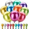 imageMr Pen Metallic Balloons 12 Inch 54 Pack Metallic Silver Balloons for Birthday PartyAssorted Metallic Colors