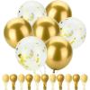 Metallic Gold & Gold Confetti