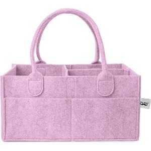 imageMr Pen Baby Diaper Caddy Organizer Lavender Dream Baby Caddy Organizer with Handle Compact Size Collapsible ampamp Portable