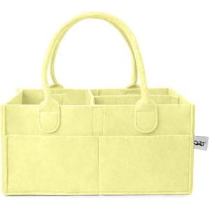 imageMr Pen Baby Diaper Caddy Organizer Lemon Glow Baby Caddy Organizer with Handle Compact Size Collapsible ampamp Portable