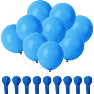 imageMr Pen Metallic Balloons 12 Inch 54 Pack Metallic Silver Balloons for Birthday PartyBlue
