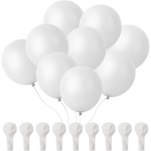 imageMr Pen Metallic Balloons 12 Inch 54 Pack Metallic Silver Balloons for Birthday PartyWhite