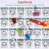 imageEmoVerse Magnet Feeling Chart with Bible Verse Guide 145quotx114quot Emotions Chart for Kids and Adults 30 Different Feelings