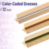 imageMr Pen Architectural Scale Ruler 12 inch Gold Aluminum Scale Ruler for Blueprints