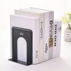 imageMr Pen Book Ends Black 4 Pack Heavy Duty Metal Bookends for Shelves Book Holders for Shelves Book Stoppers Book Holders Book Ends for Office Metal Bookends Book Ends to Hold Books