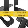 imageMr Pen Book Ends Black 4 Pack Heavy Duty Metal Bookends for Shelves Book Holders for Shelves Book Stoppers Book Holders Book Ends for Office Metal Bookends Book Ends to Hold Books