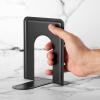 imageMr Pen Book Ends Black 4 Pack Heavy Duty Metal Bookends for Shelves Book Holders for Shelves Book Stoppers Book Holders Book Ends for Office Metal Bookends Book Ends to Hold Books