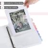 imageMr Pen Clear Sheet Protectors With 8 Tabs 2 Sets Plastic Dividers for 3 Ring Binder Insertable Index Page Divider Multicolor TabsEarthy