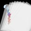 imageMr Pen Clear Sheet Protectors With 8 Tabs 2 Sets Plastic Dividers for 3 Ring Binder Insertable Index Page Divider Multicolor TabsEarthy