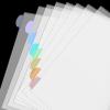 imageMr Pen Clear Sheet Protectors With 8 Tabs 2 Sets Plastic Dividers for 3 Ring Binder Insertable Index Page Divider Multicolor TabsPastel
