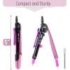 imageMr Pen Compass  Math ampamp Drafting Tool for Geometry ampamp Circle Drawing