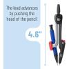 imageMr Pen Compass for Geometry Mechanical Pencil Style Drawing Compass Drawing Tool Math Compass Drafting Tools Drawing Tools Geometry Compass Geometry Drafting Compass Circle Drawing Tool