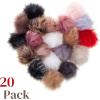 imageMr Pen Faux Fur Pom Pom 20 Pack 4 Inch 14 Colors Fluffy Pom Pom with Elastic Loop Pom Poms for Hats Fluffy Hat Pom Poms Pompoms for Hat Knitting Faux Fur Pom Poms for Hats