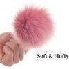 imageMr Pen Faux Fur Pom Pom 20 Pack 4 Inch 14 Colors Fluffy Pom Pom with Elastic Loop Pom Poms for Hats Fluffy Hat Pom Poms Pompoms for Hat Knitting Faux Fur Pom Poms for Hats