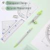 imageMr Pen Geometry Set 7 pcs Compass for Geometry Compass Math Geometry Kit with Storage Box Math Compass Geometry Set for School Protractor and Compass Set Drawing Tools Ruler Set