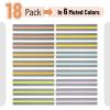 imageMr Pen Guided Reading Strips 18 Pack Highlighter Strips Bookmarks for Kids Highlight Strips for Books Reading Trackers for Kids Highlighter Strips for Reading Book Highlighter StripsMuted