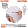 imageMr Pen Hand Sewing Needles  50pcs 235quot Large Eye Embroidery NeedlesSilver in Aluminium Storage Tube