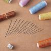imageMr Pen Hand Sewing Needles  50pcs 235quot Large Eye Embroidery NeedlesSilver in Wooden Storage Tube