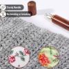imageMr Pen Hand Sewing Needles  50pcs 235quot Large Eye Embroidery NeedlesSilver in Wooden Storage Tube