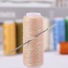 imageMr Pen Hand Sewing Needles  50pcs 235quot Large Eye Embroidery NeedlesSilver in Wooden Storage Tube