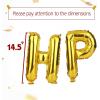 imageMr Pen Happy Birthday Balloons 145 Inch Gold 15 Pcs Happy Birthday Balloons Letters Happy Birthday Balloon Banner Happy Birthday Foil Balloon Happy Birthday Letter Balloons