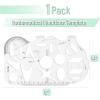 imageMr Pen House Plan Interior Design and Furniture Templates Drafting Tools and Ruler Shapes for Architecture  Set of 3
