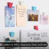 imageMr Pen Magnetic Clips 8 Pack Silver 12 Inch Metal Clips Refrigerator MagnetsBright