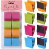 imageMr Pen Magnetic Clips 8 Pack Silver 12 Inch Metal Clips Refrigerator MagnetsBright