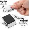imageMr Pen Magnetic Clips 8 Pack Silver 12 Inch Metal Clips Refrigerator MagnetsSilver