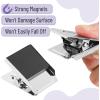 imageMr Pen Magnetic Clips 8 Pack Silver 12 Inch Metal Clips Refrigerator MagnetsSilver