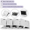 imageMr Pen Magnetic Clips 8 Pack Silver 12 Inch Metal Clips Refrigerator MagnetsSilver