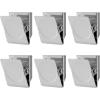 imageMr Pen Magnetic Clips 8 Pack Silver 12 Inch Metal Clips Refrigerator MagnetsSilver