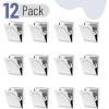 imageMr Pen Magnetic Clips 8 Pack Silver 12 Inch Metal Clips Refrigerator MagnetsSilver