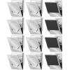 imageMr Pen Magnetic Clips 8 Pack Silver 12 Inch Metal Clips Refrigerator MagnetsSilver
