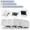imageMr Pen Magnetic Clips 8 Pack Silver 12 Inch Metal Clips Refrigerator MagnetsSilver