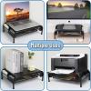 imageMr Pen Metal Mesh Monitor Stand With Drawer Computer Stand for Desk With Storage Desktop Riser