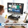 imageMr Pen Metal Mesh Monitor Stand With Drawer Computer Stand for Desk With Storage Desktop Riser