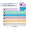 imageMr Pen Plastic Rulers 12 Inch 6 Pack Morandi Colors Metric ampamp Imperial Clear Ruler SetMorandi