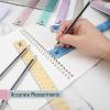 imageMr Pen Plastic Rulers 12 Inch 6 Pack Morandi Colors Metric ampamp Imperial Clear Ruler SetMorandi