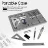 imageMr Pen Professional Geometry Set 17 pcs Silver Geometry Kit for Artists Metal Rulers and Compasses Mechanical Pencil Set Drafting Tools ampamp Drafting kits