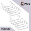 imageMr Pen Space Saving Hangers for Clothes 12 pcs White Plastic Multi Clothes Hangers Space Saving 5 Slots 360 Rotating Hooks